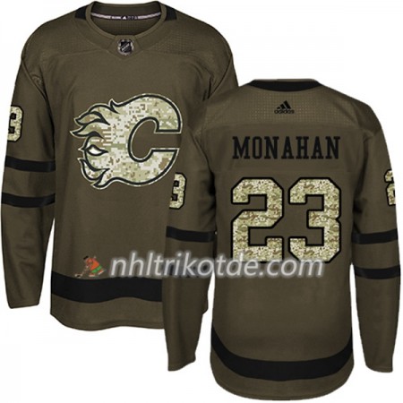Calgary Flames Trikot Sean Monahan 23 Adidas 2017-2018 Camo Grün Authentic - Herren